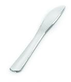 Disposable Silver Knives - 24 Count Silver Plastic Knives
