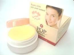 Pop Popular Facial Cream with Curcuma Extract Lighten Melasma, Freckle, Dark Spot 4 G. (Pack 2)