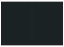 Paperado A5 Folded Card - Black (Pack of 5)