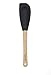 Epicurean Silicone Series Utensils, 3-piece Spatula Set, Natural with Black