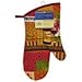 Wine Lovers Kitchen Linen Set (2030) (Includes: one oven mitt, two dish towels, and two pot holders)