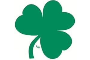 WIGGLEWALLS 3 Inch Notre Dame Green Shamrock Logo Decal University of Notre Dame Fighting Irish ND Removable Wall Sticker Art NCAA Home Room Decor