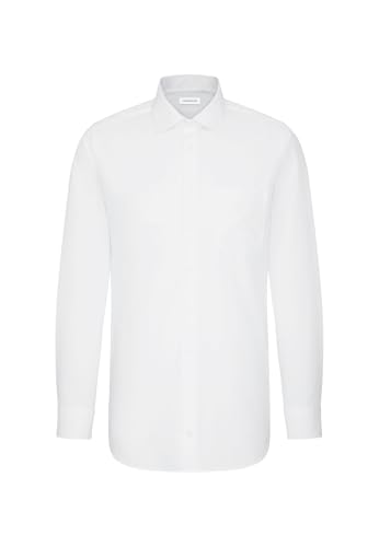 Seidensticker Hombre Kent Extralanger Arm 021005 Camisa, Blanco, 39