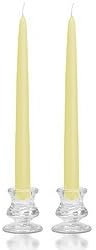 Ivory Taper Candles 6" Made in The U.S.A. (12 Pack) VOT-030