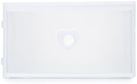 ICCASU Drawer Type Transparent DIY Modular Storage Shoe Box ,2 Pack,Clear,white