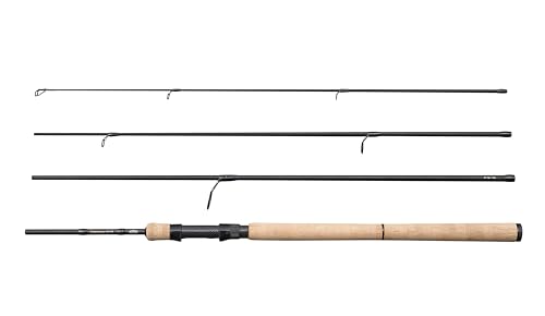 Berkley Lightning HT II Travel Spinning Fishing Rod – Lightweight 24HDC Carbon, Stainless Steel Minima Guides, Compact 4-Piece Design, Freshwater & Saltwater Predator Fish Anglers, 3.20m