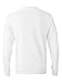 Hanes TAGLESS 6.1 Long Sleeve T-Shirt (White, Medium)