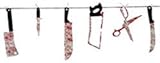 Amscan Bloody Weapons Garland (Paper 7.5')