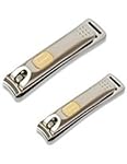 SUPRENT Finger Nail and Toe Nail Clipper Set, Precision Nail Clippers, Stainless Steel Nail Cutters, Best Nail Care for Women and Men, Home and Travel
