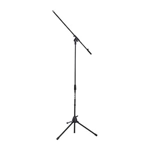 Hawk Proaudio HMS65 Tripod Mic Stand with Fixed-length Boom (Black)