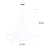 [60PCS] Sc0nni Small Clear Plastic Mini Funnels For Filling Small Samples Perfume Liquid Emulsion