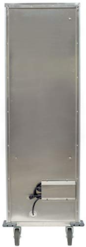 Chef's Exclusive CE802 Heater Proofer Holding Cabinet Insulated Solid Door 1500 Watts Commercial Full Size Holds (35) 18in x 26in Sheet Pans Forced Air With Casters For Mobile Use, 22.8in Wide