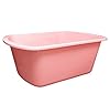 Wash Basins – Rectangular Plastic Hospital Bedside Soaking Tub [5 Pack ...