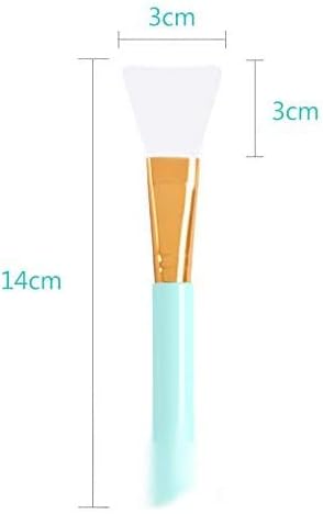 Face Mask Brush,6 Pieces Hairless Silicone Cosmetic Scrapers - Image 3