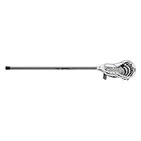 STX Lacrosse Stallion 50 Youth Lacrosse Complete Stick, Platinum/White