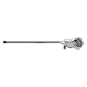 STX Lacrosse Stallion 50 Youth Lacrosse Complete Stick, Platinum/White, 39″