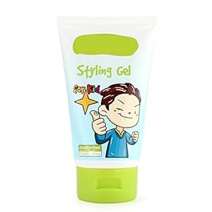 Kids Hair Gel,Styling Gel for Kids All Natural Baby Hair Gel Medium-Strong Hold | Alcohol-Free |Fruit fragrance| 4.4oz.
