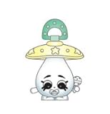 Shopkins Season 2 #2-123 White Dum Mee Mee (Special Edition)