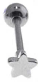 Tongue Rings Star Barbell Body Accentz®