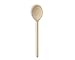 10 Inch Long Wooden Spoons for Cooking - Oval Wood Mixing Spoons for Baking, Cooking, Stirring - Sauce Spoons Made of Natural Beechwood - Set of 3