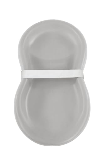 Keekaroo Peanut Changer Grey – The Original Made in USA Easy-to-Clean Changing pad and The only Shell Over Foam, Fully Water Repellant