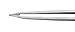 Got Glamour Slant Hair & Eyebrow Tweezer, Stainless Steel, Made in USA