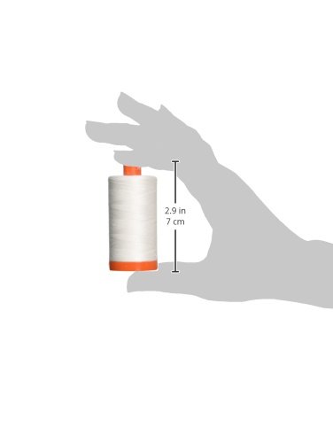 Aurifil A1050-2021 Mako Cotton Thread Solid 50WT 1422Yds Natural White