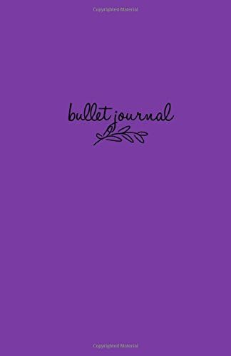 Bullet Journal: Lila Notebook Dotted Grid, 5,5"x 8,5", Dot Grid Journal, Design Book, Planner, Dotted Notebook, Work Book, Sketch Book, Math Book, 5mm ... (Dot paper): Volume 19 (Dot Grid Notebook) Paperback – 4 Sept. 2017