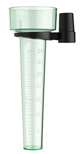 skycabin Plastic Rain Gauge Outdoor with Holder to Monitor Rainfall Levels with Large Numbers Easy Read,Professional Rain Measure Guage for Yards, Garden, Lawn, Farm and Planters