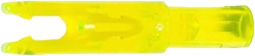 Victory Archery VForce Accunock (Pack of 12), Green/Yellow