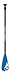 BIC Sport Adjustable Fiberglass/Polycarbonate SUP Paddle, Black/Blue, 170-210cm/67-83-Inch SM Blade