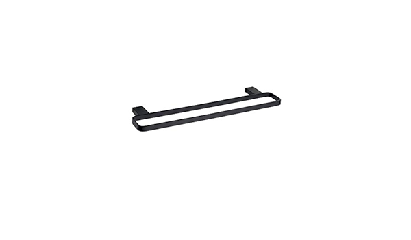 BEMETA - Toallero Doble (latón, 46 cm), Color Negro : Amazon ...