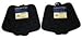 Pack of Four (4) Black Home Store Cotton Pot Holders (2 Sets of 2)