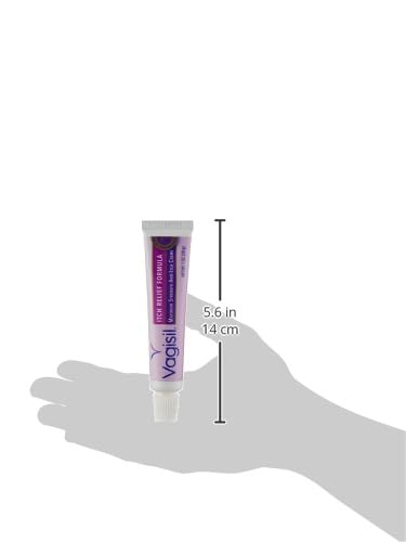VAGISIL MAXIMUM STRENGTH FEMININE ANTI-ITCH CREAM WITH BENZOCAINE FOR WOMEN, HELPS RELIEVE YEAST INFECTION IRRITATION, GYNECOLOGIST TESTED, FAST-ACTING, SOOTHES AND COOLS SKIN, 1 OZ