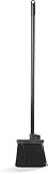 Carlisle 3686003 Flo-Pac Duo Sweep Lobby Broom With Metal Threaded Handle, 36", Black