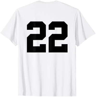Amazon.com: Number 26 (on Back) Sports Team Jersey Number T-Shirt