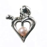 Love Wish Pearl Kit Heart Pendant