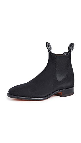 Williams Men's Suede RM Chelsea Boots, Black, Medium US