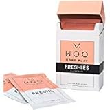 Woo More Play: Freshies - 10ct - All-Natural Towelettes - Refreshing Aroma - Vitamins, Antioxidants, and Antibacterial - Promotes Healthy Skin - Reduce Risk of Inflammation/UTIs