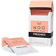 Woo More Play: Freshies - 10ct - All-Natural Towelettes - Refreshing Aroma - Vitamins, Antioxidants, and Antibacterial - Promotes Healthy Skin - Reduce Risk of Inflammation/UTIs