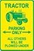 Tractor Tin Sign 8 x 12in primary