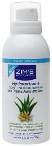 Zim's Advanced Hydrocortisone Continuous Spray, 3.25 fl oz (pack of 2)