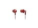 Panasonic Bluetooth Earbud Headphones with Microphone, Call/Volume Controller and Quick Charge Function - RP-HJE120B-R - in-Ear Headphones (Red)