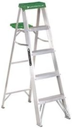 Stepladder, Alum, 5 ft., 225 lb. by Louisville