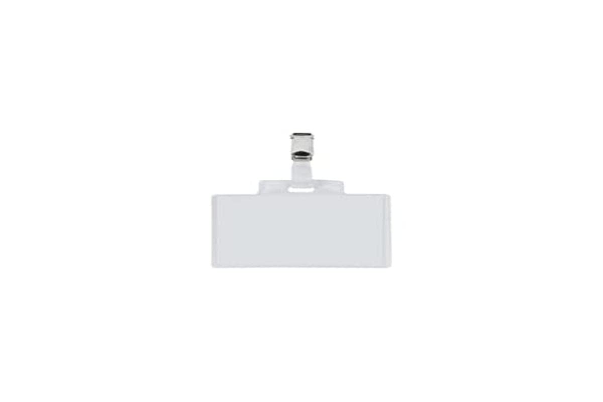 SEI ROTA 90008 Pass 3E Name Holders with Metal Clip 9.5 x 6 cm, Pack of 10