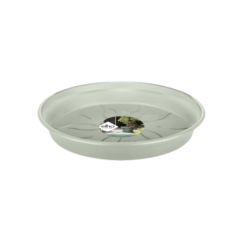 elho Green Basics Saucer 10 - Saucer for Indoor, Outdoor, Grow your Own & Accessories - Ø 10.0 x H 1.5 cm - Green/Stone Green