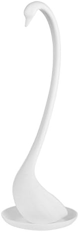 Moya Standing Spoon Swan with Tray Funny Cute Creatived Silicone Soup Ladle