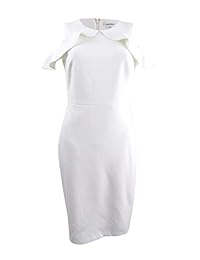 Calvin Klein - Vestido para mujer con volantes