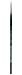 Da Vinci Nova Series Watercolor Brush, Round Synthetic, Size 00 (1570-00)