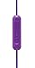 JVC HA-FX38M in-Ear Headphones with 1-Button Remote Control and Microphone - Violet (Violet)